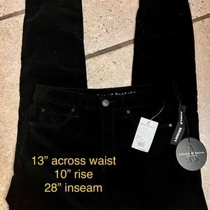 NWT Articles of Society Black Hilary Hi Rise Ankle Skinny Pants Sz 26